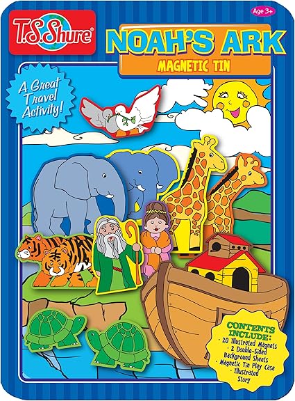 magnetic play set tin