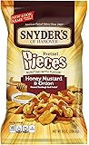 Snyder's of Hanover Pretzel Pieces, Honey Mustard and Onion, 8 Ounce (Pack of 6)