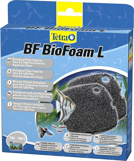 Tetra Biologischer Filterschwamm BF 1200 Filtermaterial (für EX Außenfilter), 2 Stück