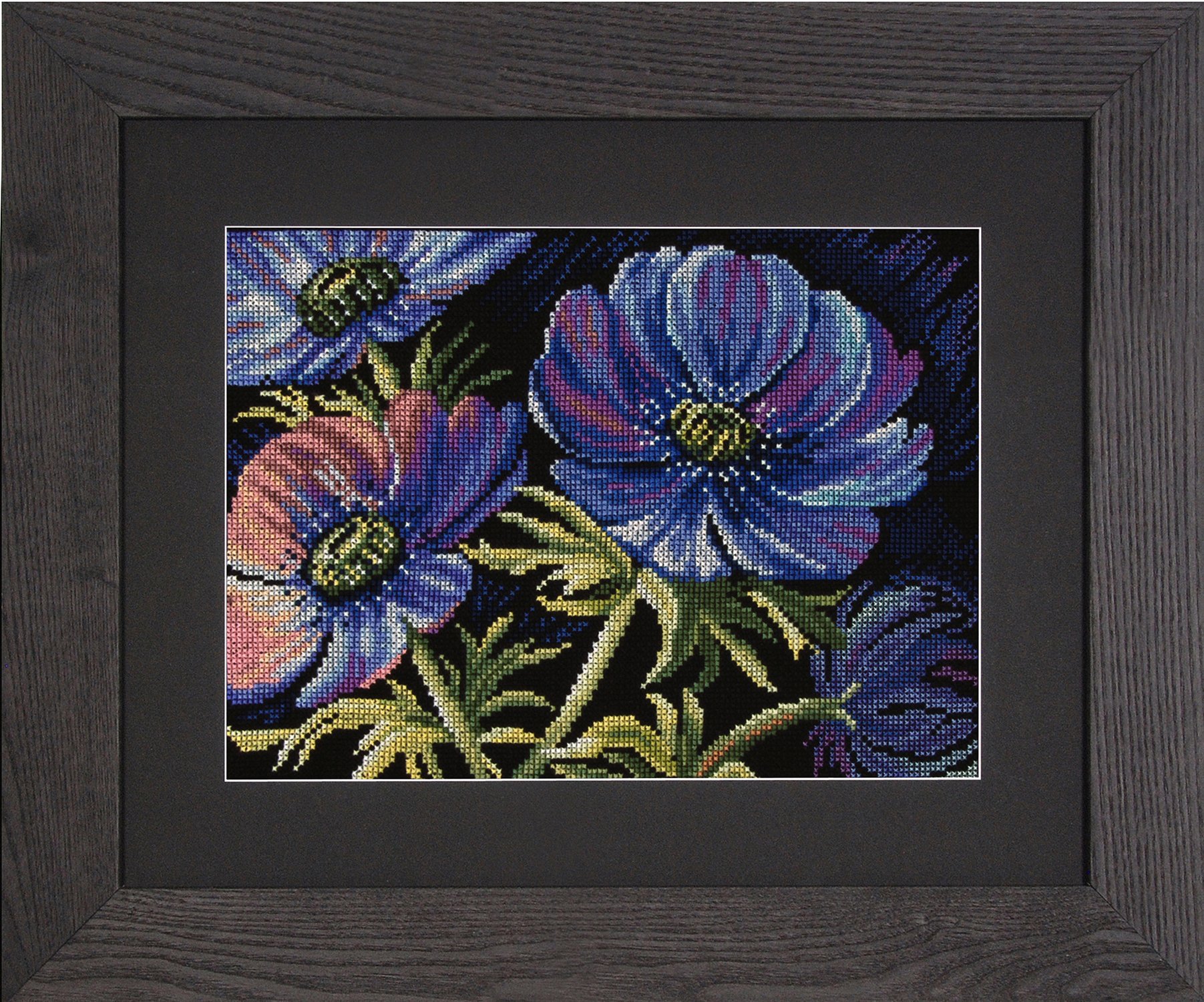 Lanarte Counted Cross Stitch Kit Lilac Lake (Aida), Fabric, Assorted, 32 x 22.5 x 2 cm