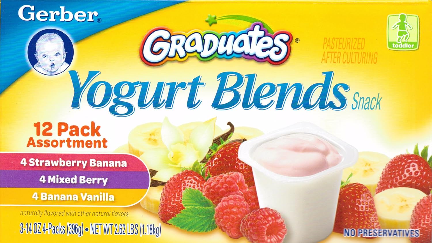 gerber yogurt blends snack assortment