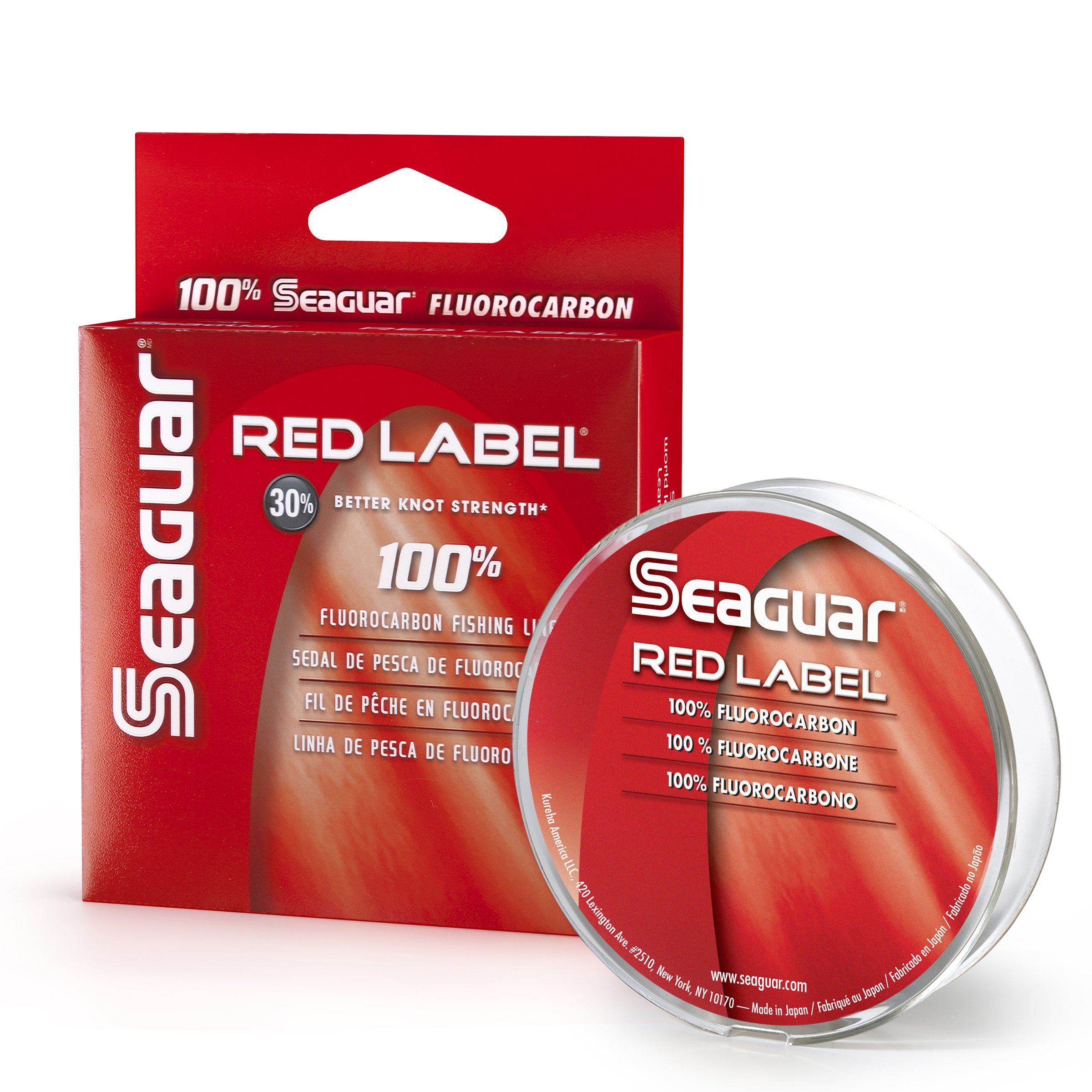 Seaguar Red Label 100 Fluorocarbon 200 Yard Fishing Line 12Po... Free