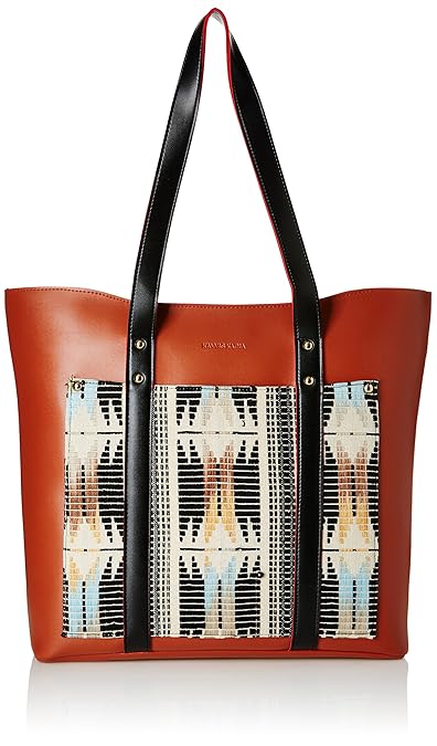 Kanvas Katha Womens Tote Bag (Multicolor)