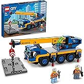 Lego 60324 City Off-Road Crane, Crane and Truck Toy with Hooks, Buildable Vehicle Toy for Boys and Girls from 7 Years, Gift for Children and Fans of Construction Vehicles