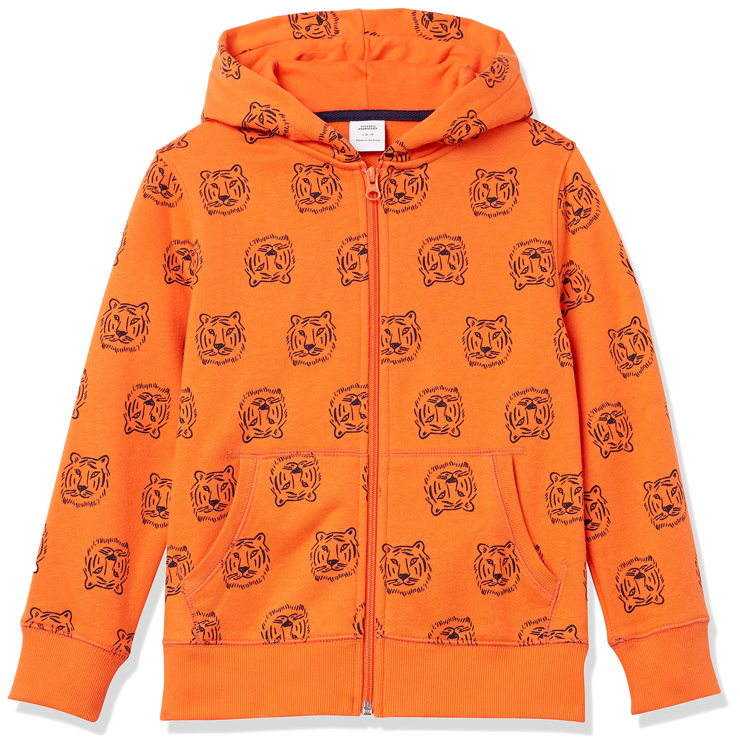 Amazon Essentials Boys' Fleece Zip-Up Hoodie
