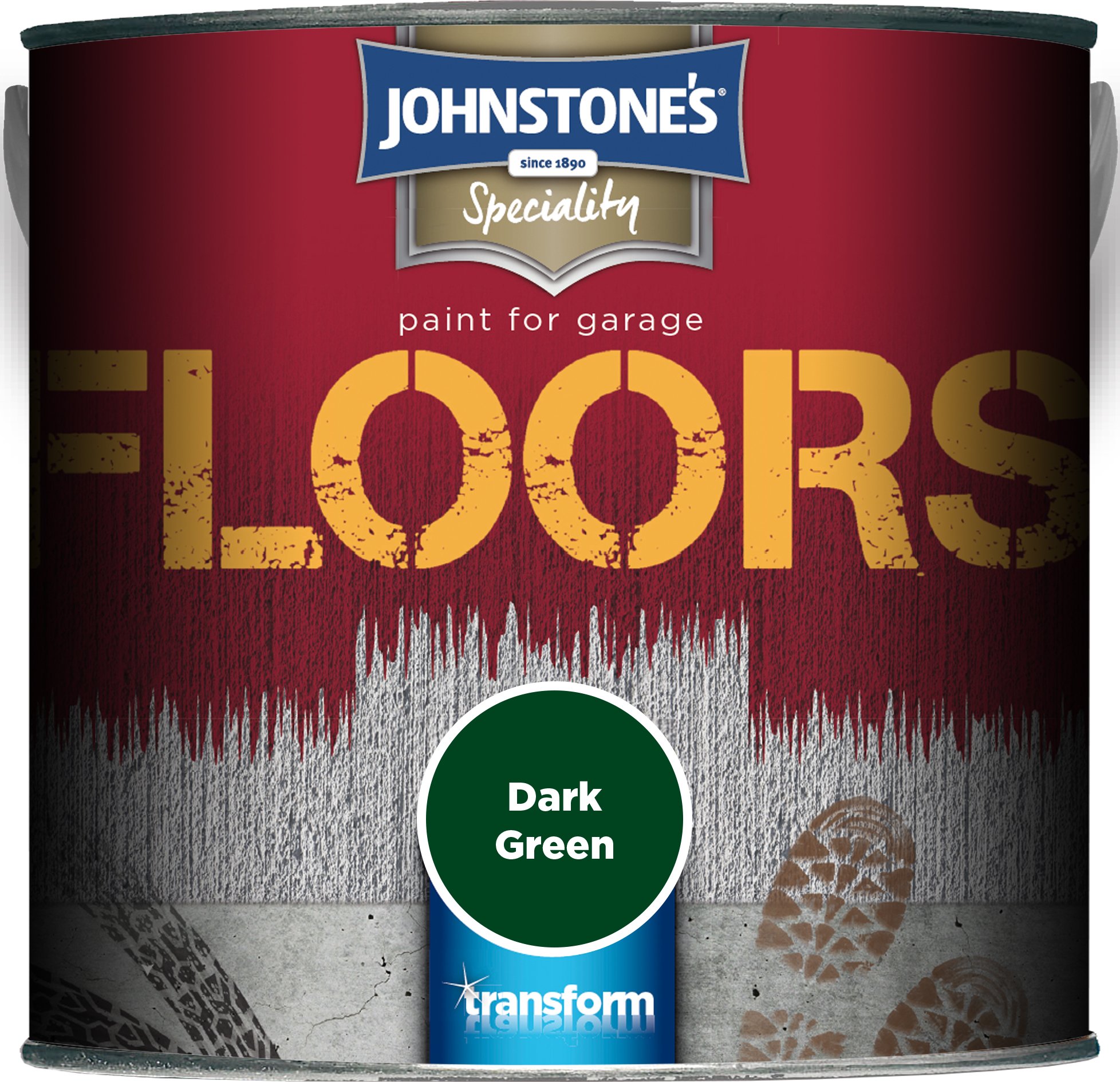 Johnstone's Garage Floor Paint - Dark Green 2.5L