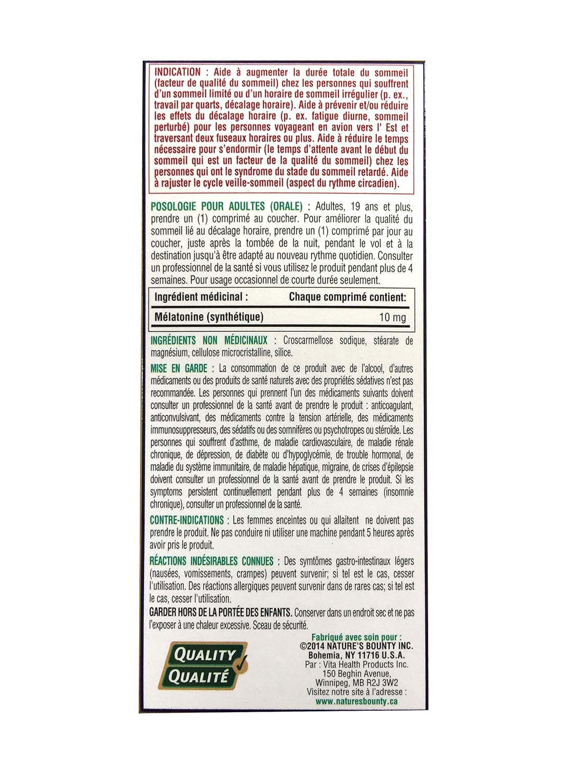 Amazon.com: Natures Bounty Melatonin 10mg, 180 tabs: Health & Personal Care