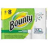 Bounty Paper Towels, Prints, Big Roll, 6 Count