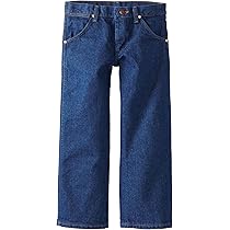 Pantalones Vaqueros Wrangler Para Niño - Corte Holgado, Color índigo Oscuro
