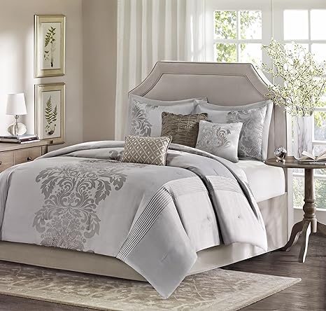 Buy Madison Park Novak 7 Piece Jacquard Comforter Set King