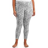 Snake Print Sueded Plus Size Full Length Legging - 0X