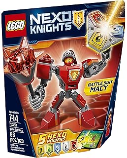 lego nexo knights battle suit clay