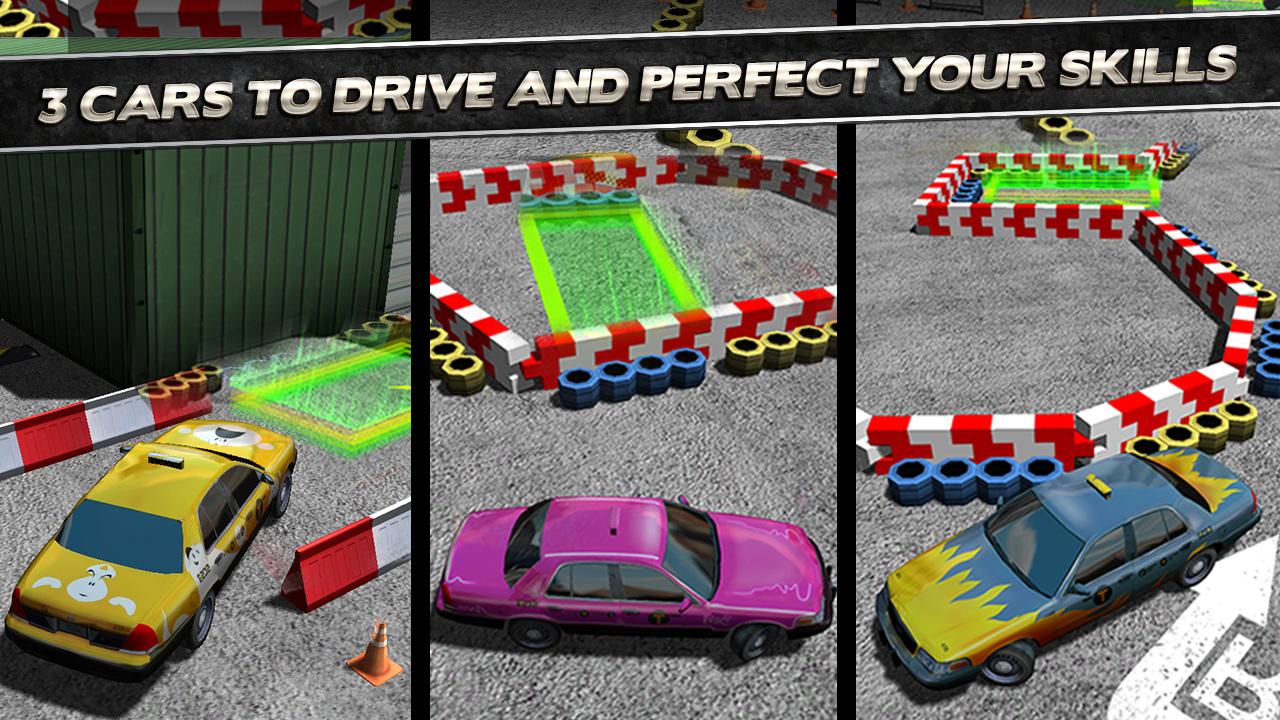 3D Taxi Parking Simulator Free Car Driving Test