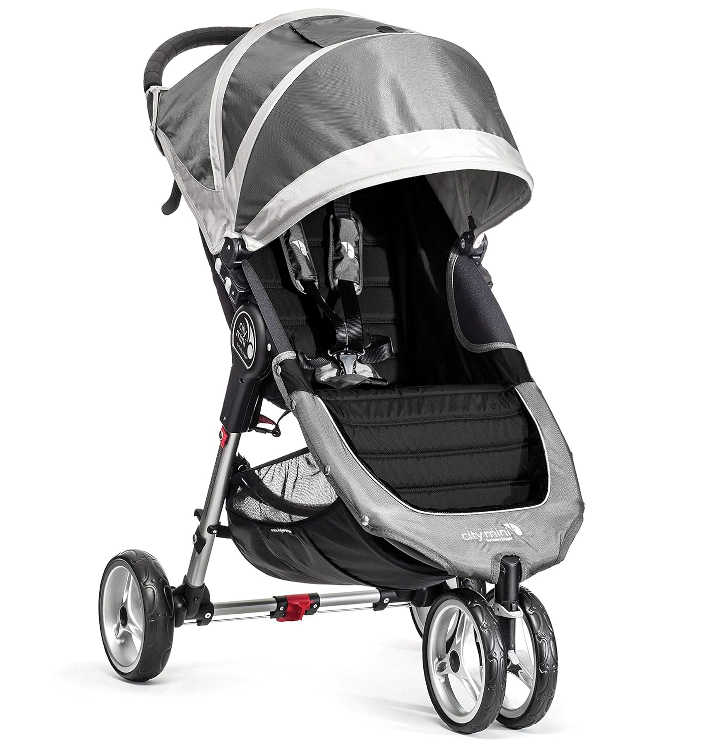 Baby Jogger 1962879 City Mini-3-Rad-Kinderwagen, Single-Modell, Steel/grau