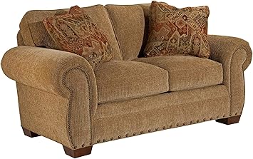 Amazon Com Broyhill Cambridge Loveseat Beige Kitchen Dining