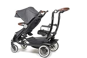 Austlen Entourage 2.0 Sit and Stand Stroller in Black (Also Available in Navy)