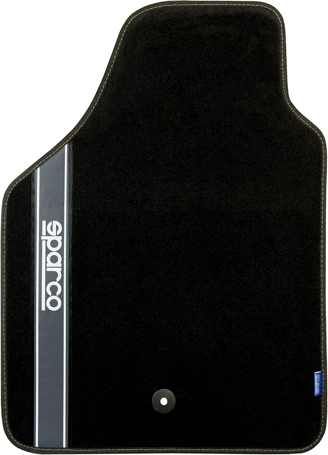 SPARCO 03763BAR Set of 4 Universal Rugs in Gray/Black, Grey, STRADA - Image 5