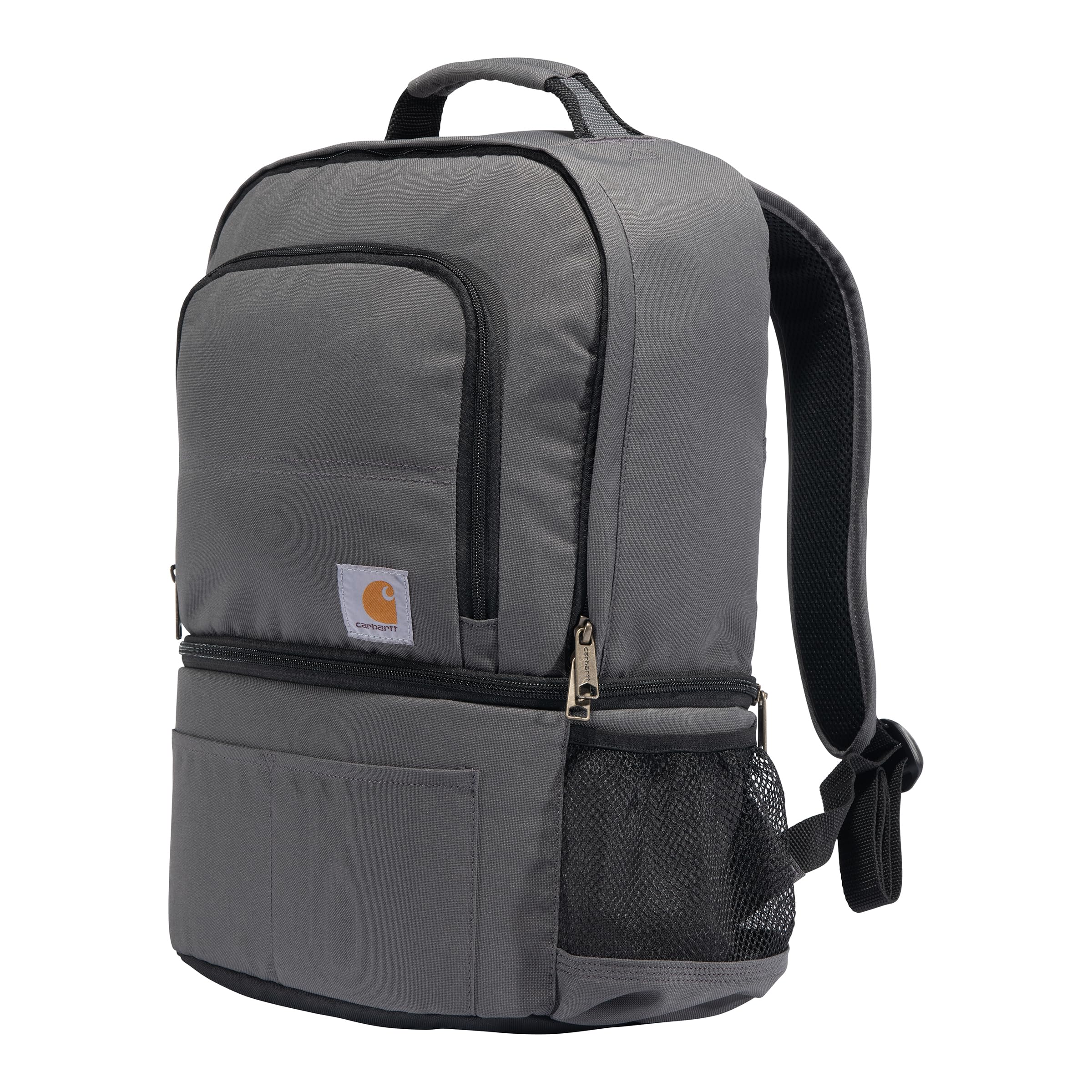 Carhartt Insulated 24 Can Two Compartment Cooler Backpack, Fully-Insulated Base, Durable Water-Resistant for Camping, Beach & Travel