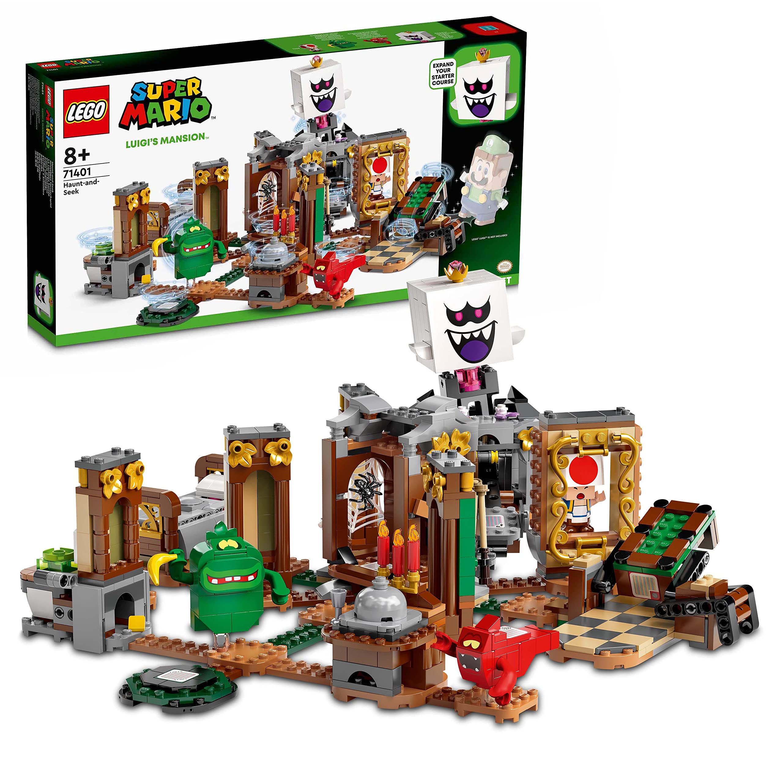 LEGO 71401 Super Mario Luigiâ€™s Mansion Haunt-and-Seek Expansion Set