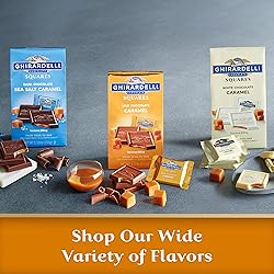 Ghirardelli Milk Chocolate SQUARES with Caramel
