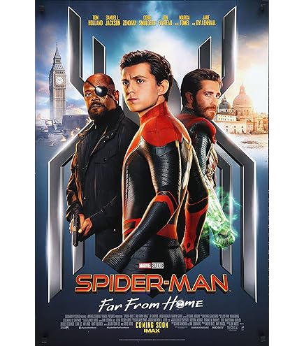 SPIDER-MAN: Far From  ポスター　4枚セット Amazon.com: Spider-Man: Far From Home Movie Poster