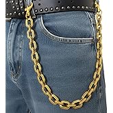 SABOZEㅤ Wallet Chain & Pant Chain – Punk Hip Hop Jeans Keychain, Goth Rivet Biker Accessories for Men Women