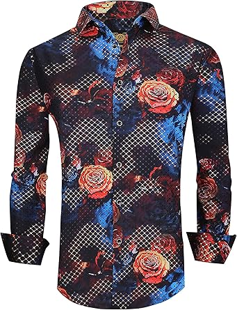 camisa social de seda masculina