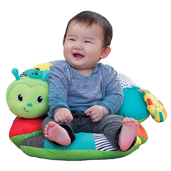 caterpillar tummy time pillow
