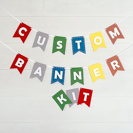 Amazon Com Decomod Custom Banner Kit Bunting Laser Cut Felt