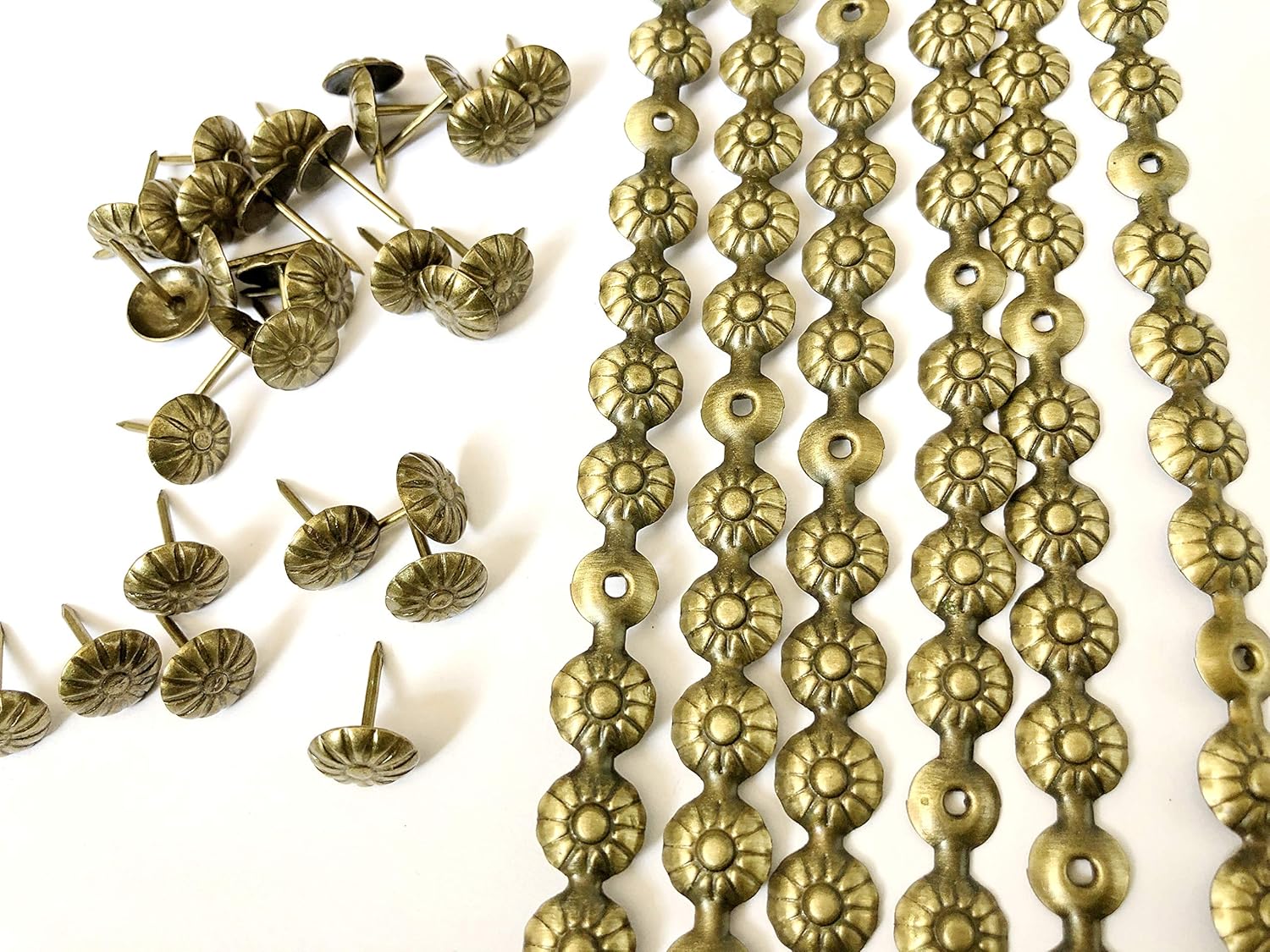 decotacks Upholstery Nails/Tacks Trim, 10 Pcs of 1.1 Yards