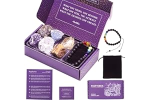 KARMABOX Sagittarius Gifts for Women - Sagittarius Crystal Healing Stone Gift Set - Zodiac Birthday Gifts - Astrology Gifts for Women - Horoscope Gifts - Crystal Gifts for Women