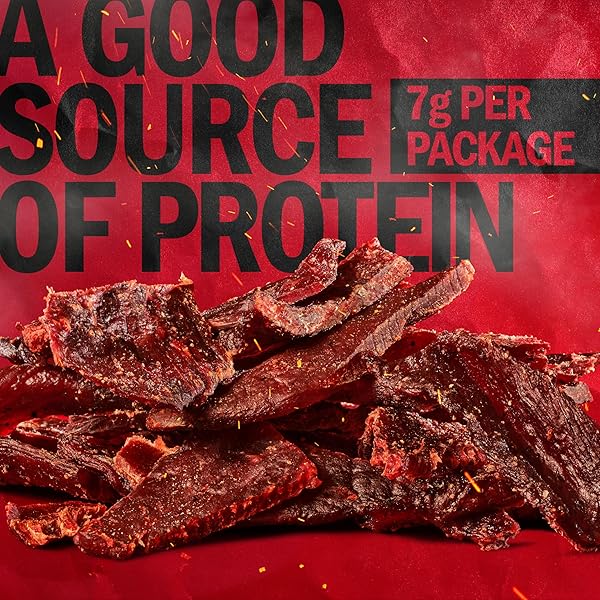 JACK LINK’S BEEF JERKY, ORIGINAL, MULTIPACK BAGS – FLAVORFUL MEAT SNACKS FOR LUNCHES, READY TO EAT PROTEIN SNACKS, INDIVIDUAL PACKS – 7G OF PROTEIN, MADE WITH 100% BEEF – 0.625 OZ (PACK OF 5)