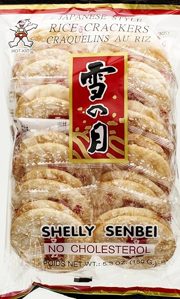 HOT KID SHELLY SENBEI RICE CRACKERS, 5.3 OZ