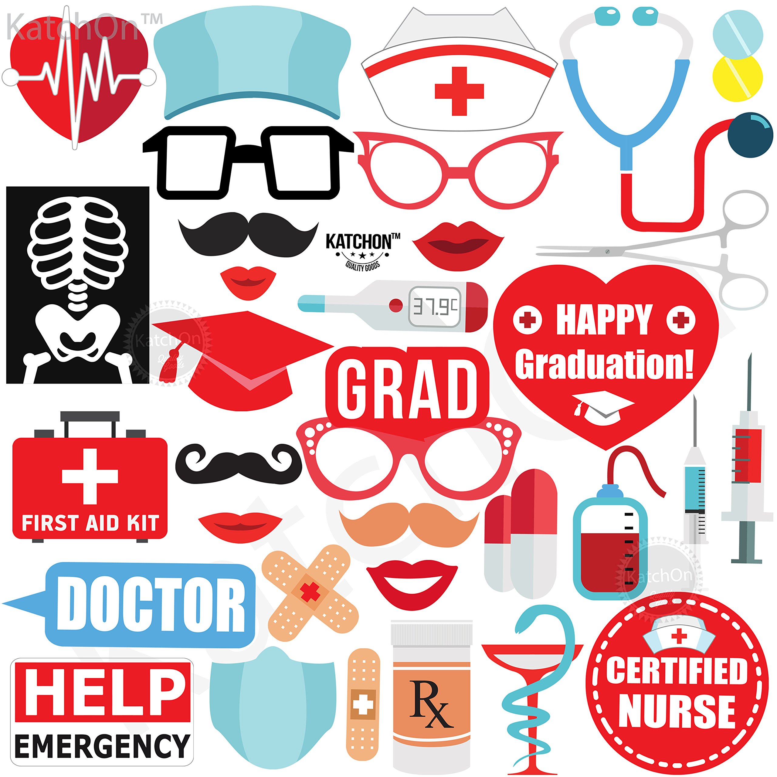 Galleon Nurse Graduation Photo Booth Props Pack Of 33 Great