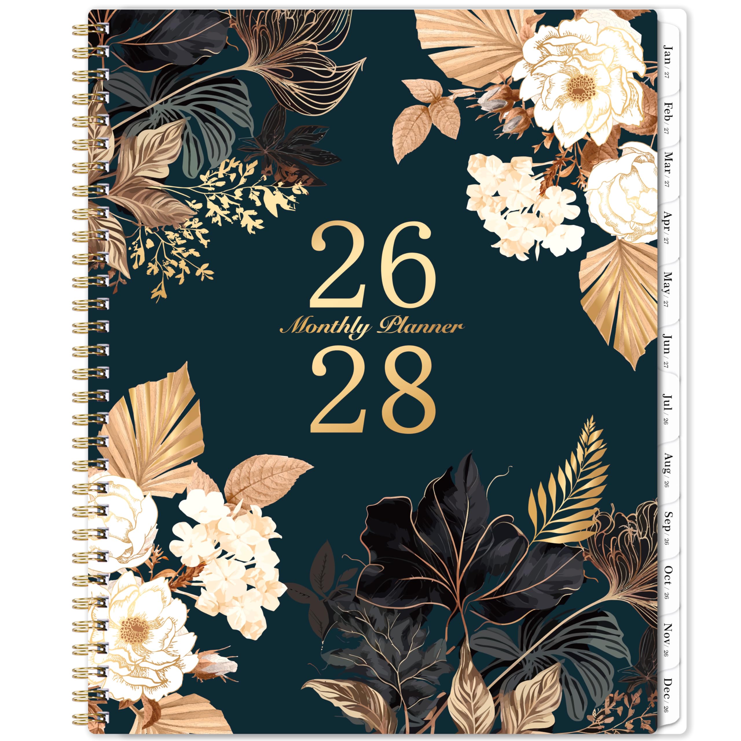 Photo 1 of 2026-2028 Monthly Planner - July 2026 - June 2028, 2 Year Monthly Calendar 2026-2028, 9" × 11" Calendar Planner, 24 Months, Tabs, Back Pocket, Twin-Wire Binding, Note Pages
