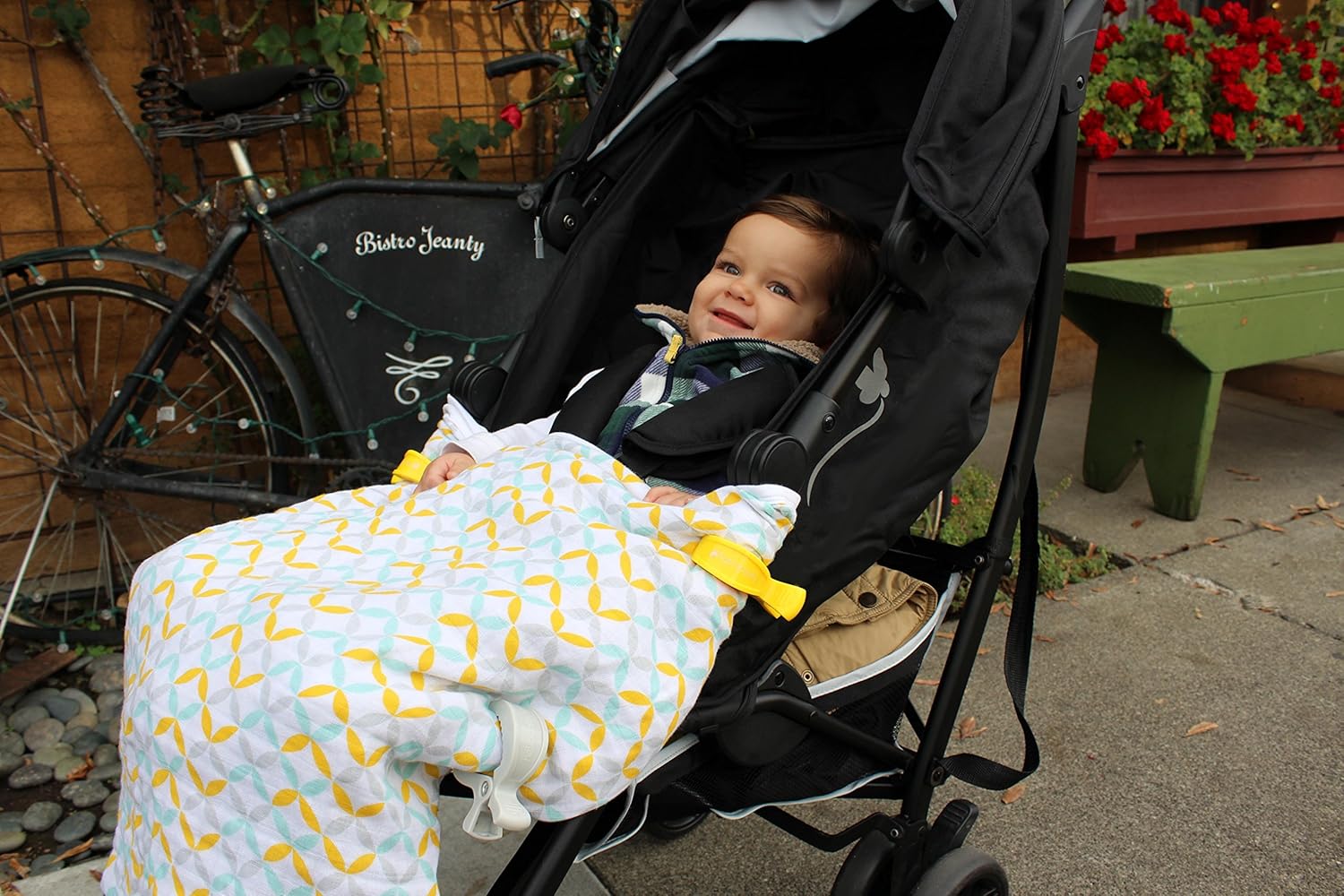 stroller blanket clips