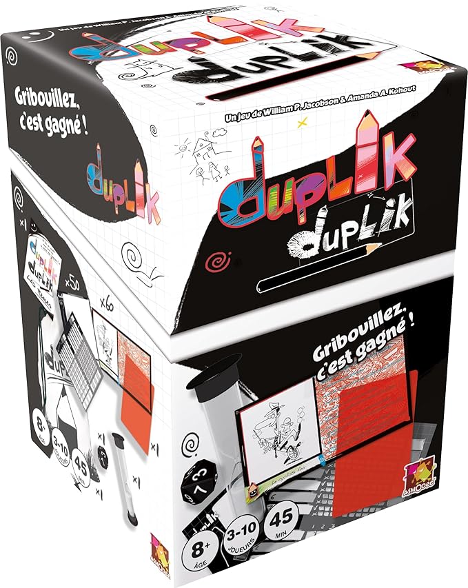Asmodée DUP01N Gesellschaftsspiel Duplik, Version 2016