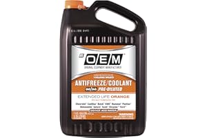 OEM Recochem American Vehicles Premium Antifreeze 50/50 Extended Life Coolant Orange, 1 Gallon, 1 Pack