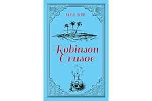 Robinson Crusoe Daniel Defoe Classic Novel, (Deserted Island Shipwreck Tale, Required Literature), Ribbon Page Marker, Perfect for Gifting