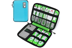 SELLYFELLY Electronics Travel Organizer Portable Cord Organizer Case Travel Electronics Accessories Bag for Cable, Charger, Phone, SD Card
