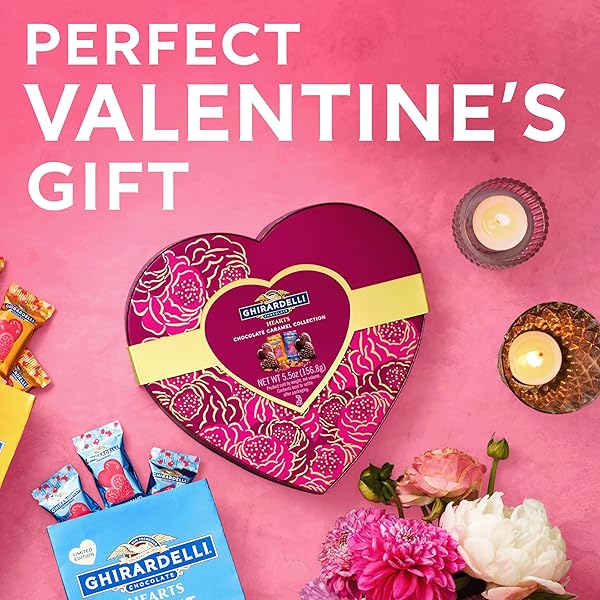 GHIRARDELLI SWEET HEARTS PREMIUM CHOCOLATE ASSORTMENT GIFT – 4.4OZ.