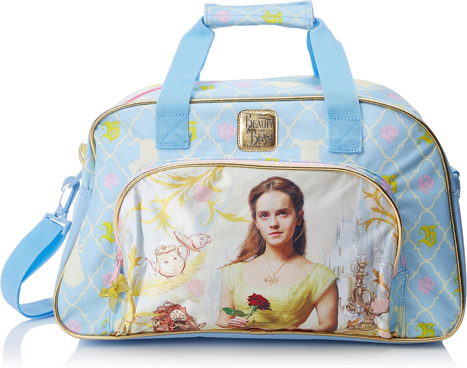 La Bella Y La Bestia Official Sports Kit Bag, Light Blue, 40 Centimeters