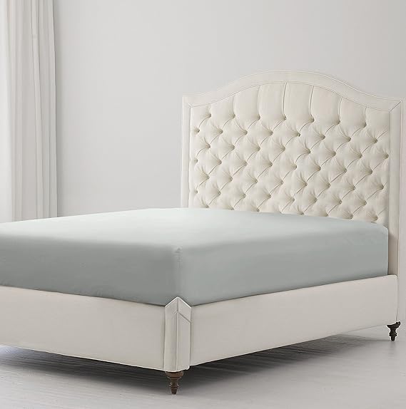 Linens World Percale Cotton Rich 12in/30cm Deep Fitted Bed Sheets 180