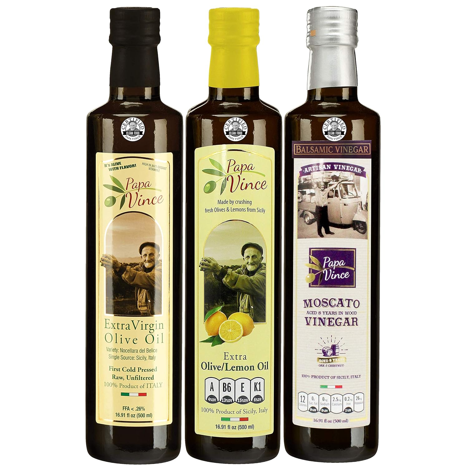 Papa Vince Olive Oil & Balsamic Gourmet Gift