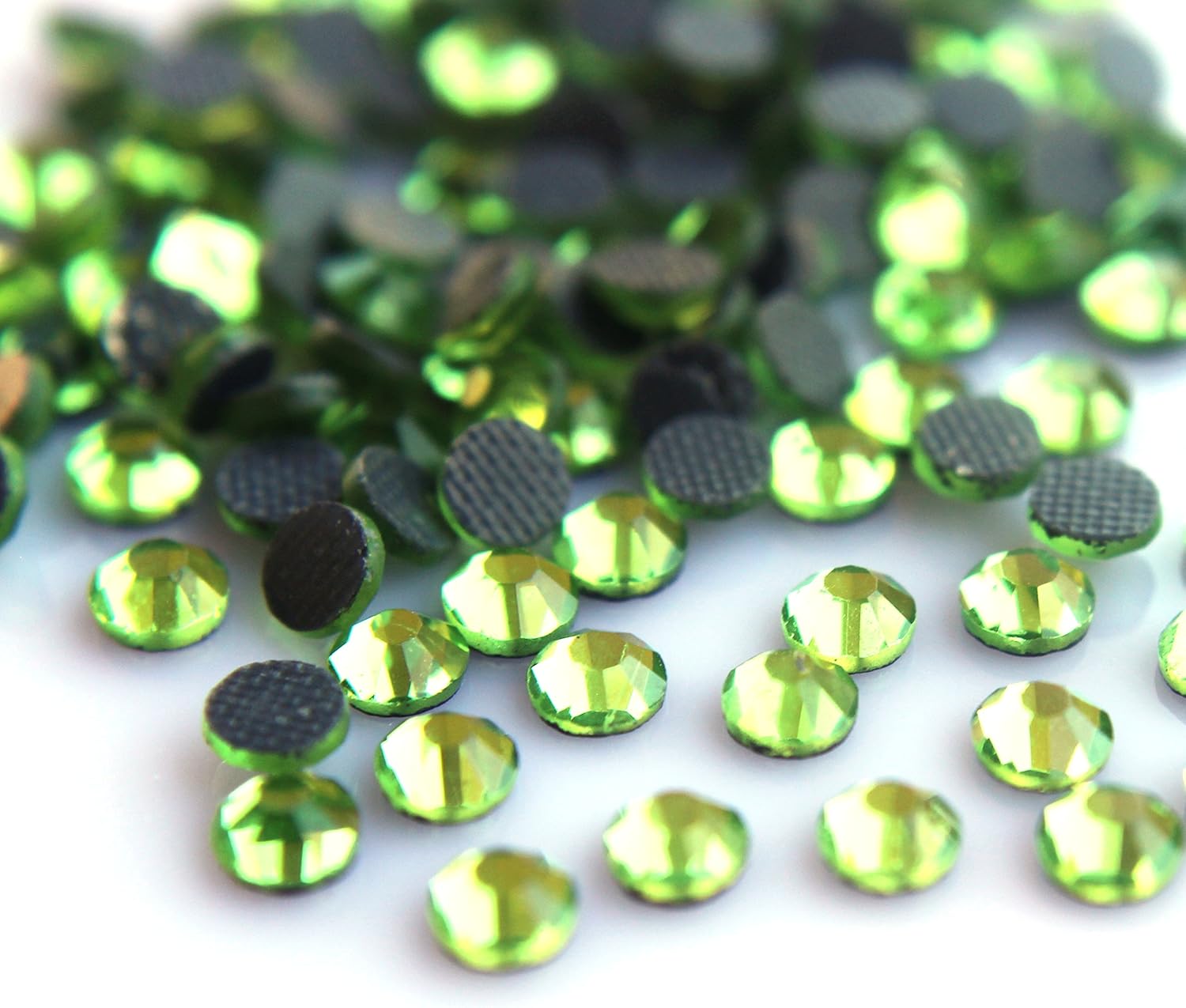 ss16, Peridot 1440 Stones//pkg Zbella Crystal Hot Fix Rhinestones 10 Gross Hotfix Rhinestones