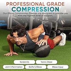 PhysFlex Elbow Brace 2 Pack for Tennis & Golfer's
