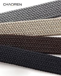 CHAOREN Mens Stretch Belt - 1 3/8" Elastic Braided