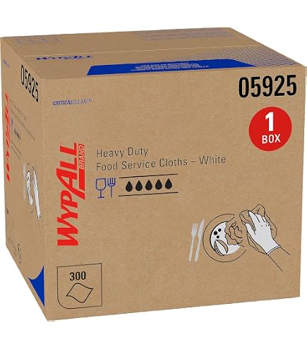 X80 Foodservice Paper Towels - 12.5" X 23.5" White/Blue Roll, 150 Count Case For Commercial Use - View #7