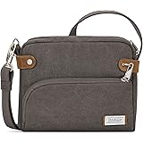 Travelon Anti-theft Heritage Crossbody Bag, Pewter