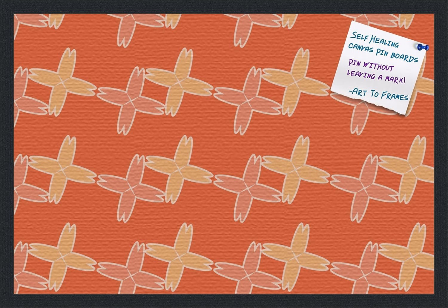 PinPix Decorative pin Cork Bulletin Board Made from Canvas